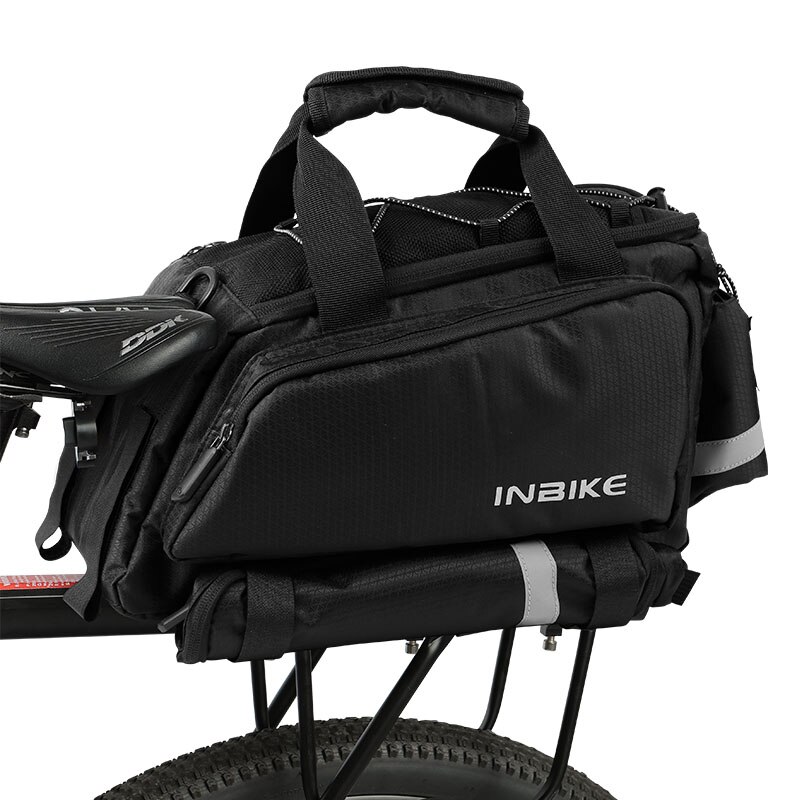 Ketsicart Bicycle Rear Seat Bag Expandable MTB Bike Rack Bag Cycling Luggage  Carrier Trunk Bag with Rain Cover : Amazon.in: Car & Motorbike