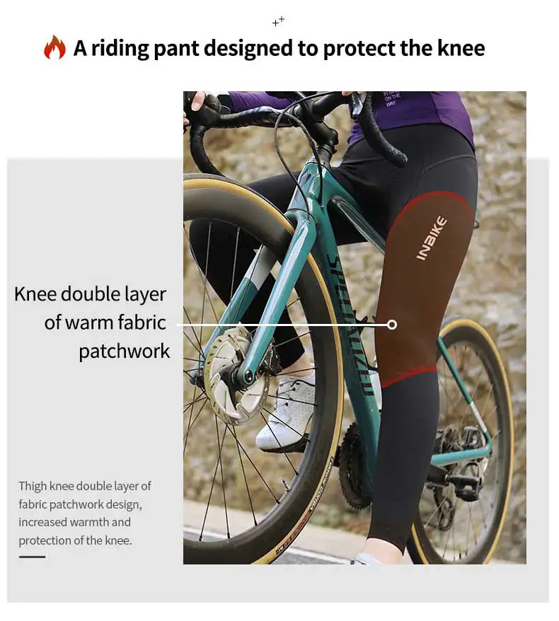INBIKE Women's Cycling Pants Gel Padded Shockproof Mountain Racing Bike  Tights Trousers Sports Bicycle Pants Clothing